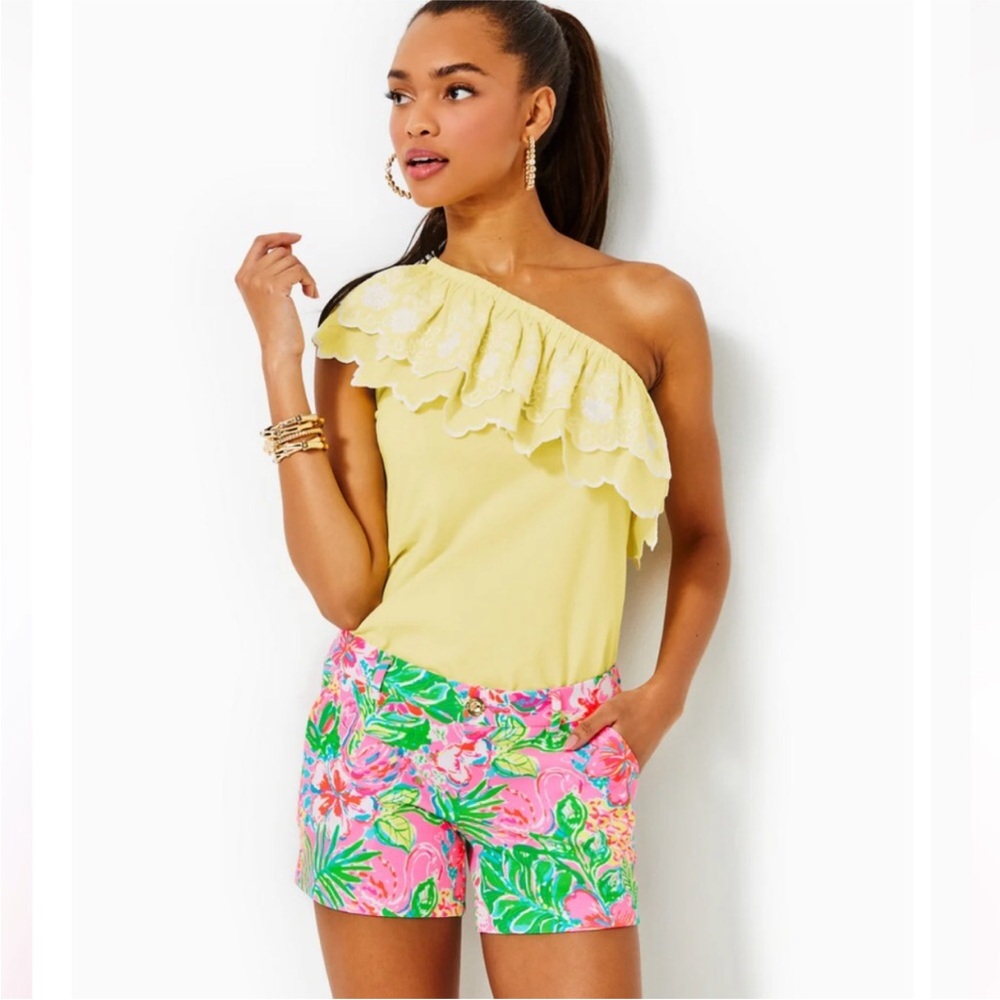 Lilly Pulitzer Callahan Knit Shorts in Multi Journey To The Jungle